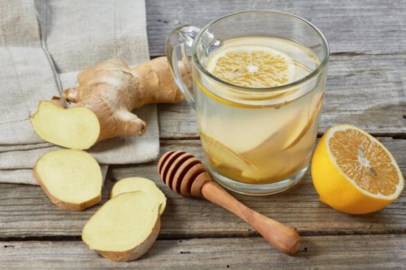 Limonin ingverjev sok je zdrava pijača za moške