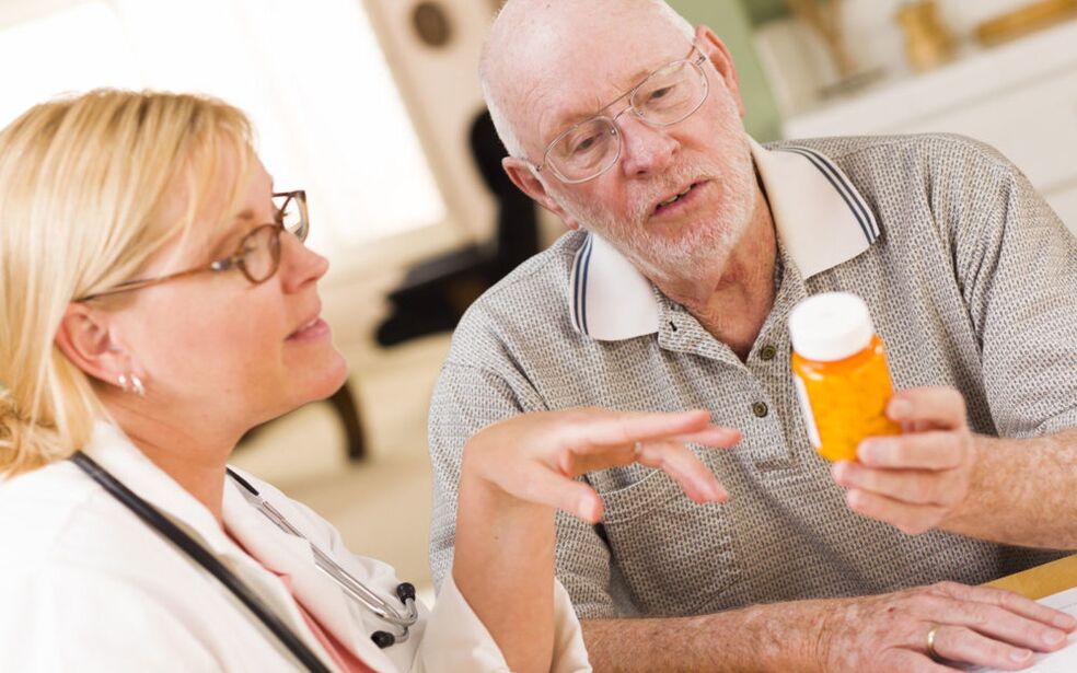 Zdravnik predpiše pacienta za povečanje potenciala